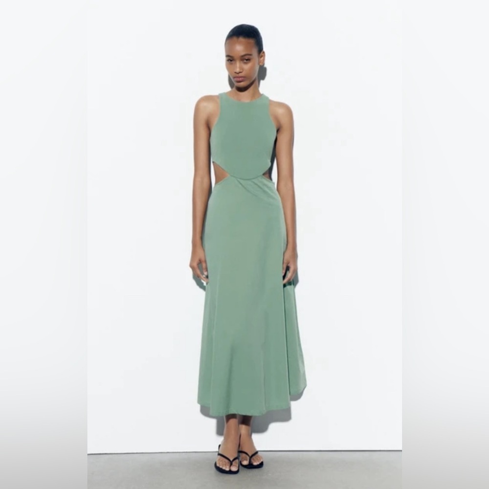 Zara Green Maxi Dress